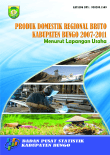 Produk Domestik Regional Bruto Kabupaten Bungo 2007-2011 Menurut Lapangan Usaha